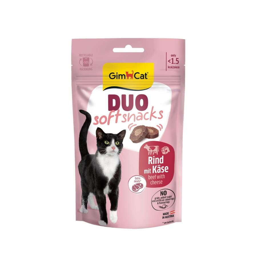 Gimcat Duo Soft Snacks Beef With Cheese Kedi Ödülü 50 GR | SRC: Barcode: 4002064422312